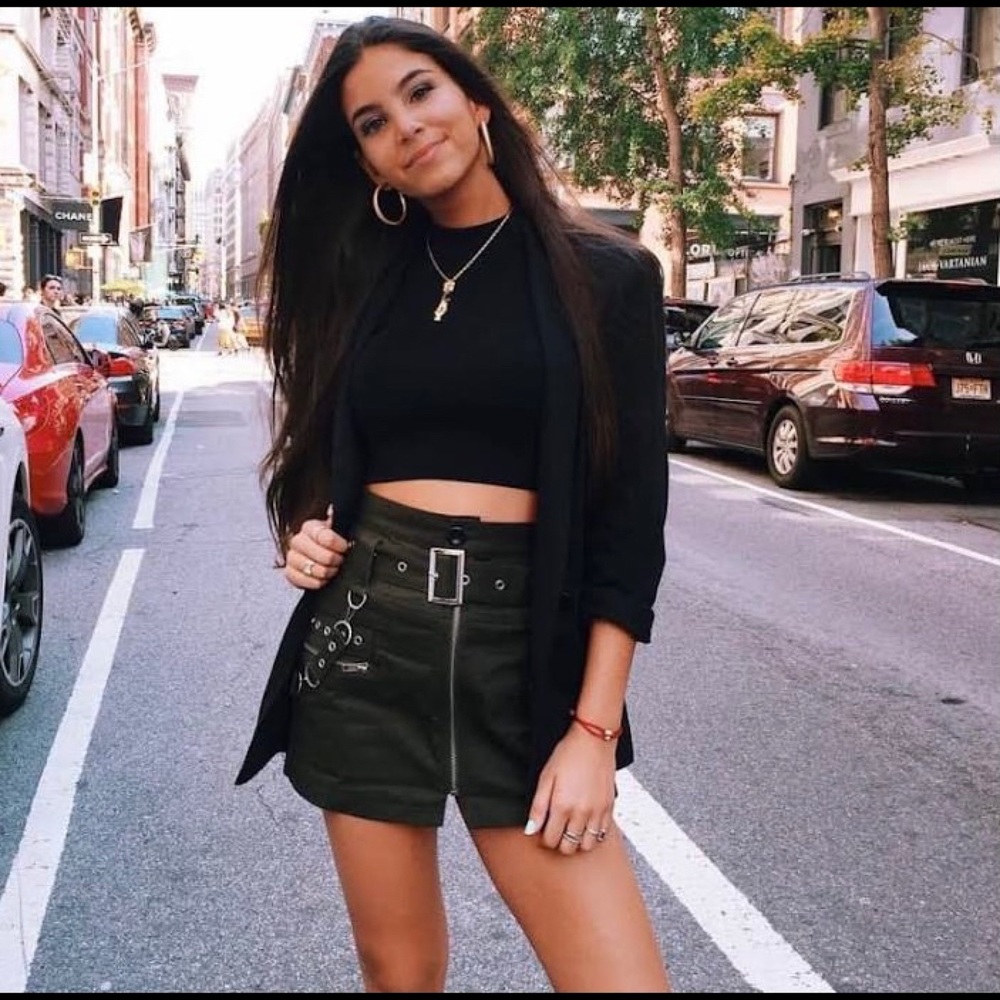 Women’s LF army green skirt
